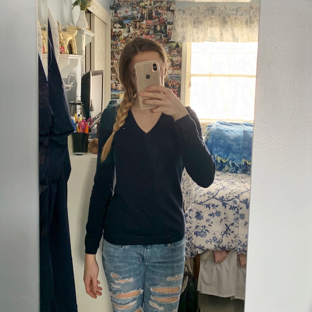 Tommy Hilfiger Navy Blue Sweater